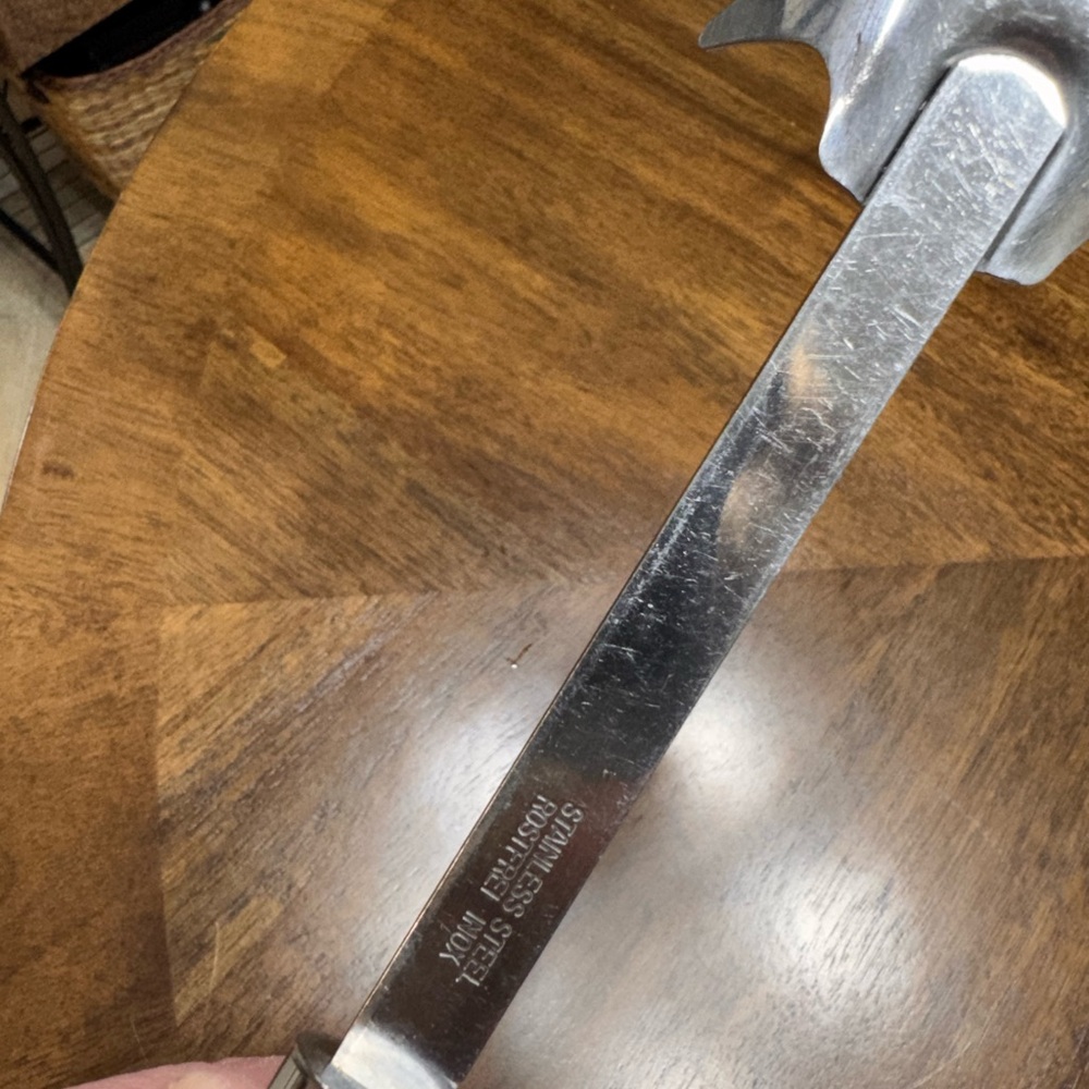 Vintage Stainless ROSTFREI INOX SPAGHETTI CLAW SCOOP 12" - Picture 6 of 8